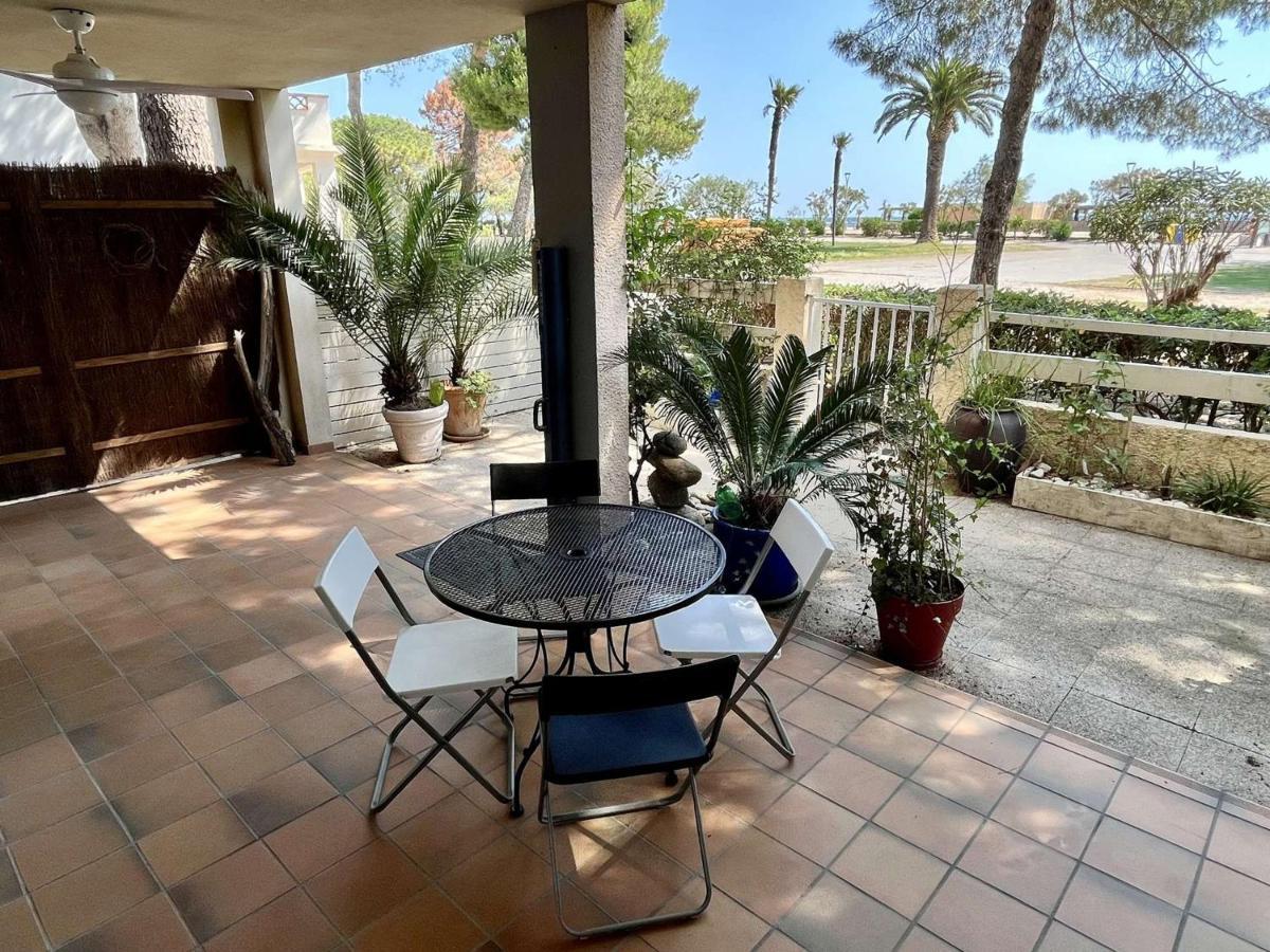Studio Cabine Avec Terrasse 4 Pers, Acces Direct Plage, Tv, Animaux Admis - Argeles-Sur-Mer - Fr-1-225-798 Dış mekan fotoğraf