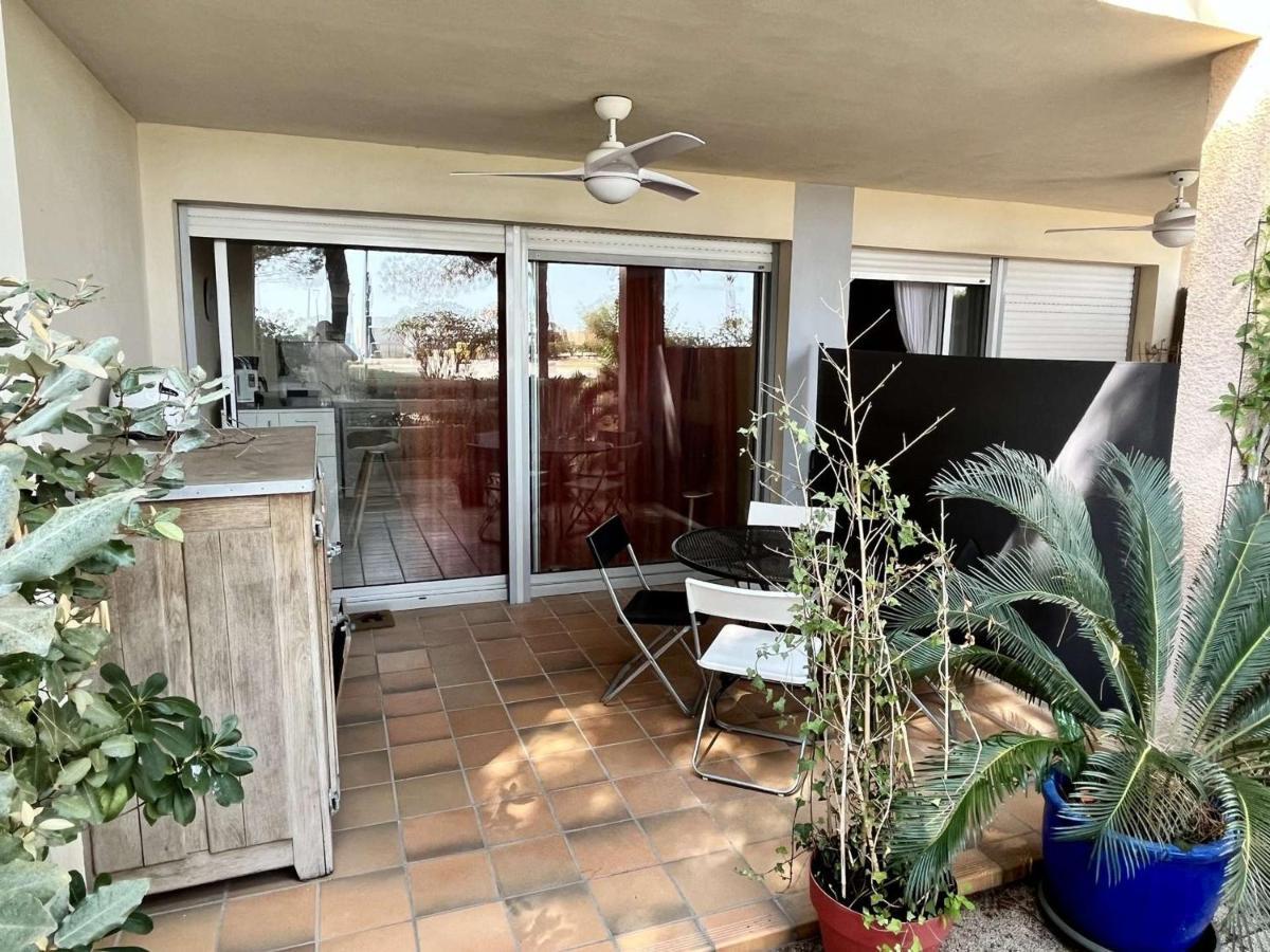 Studio Cabine Avec Terrasse 4 Pers, Acces Direct Plage, Tv, Animaux Admis - Argeles-Sur-Mer - Fr-1-225-798 Dış mekan fotoğraf