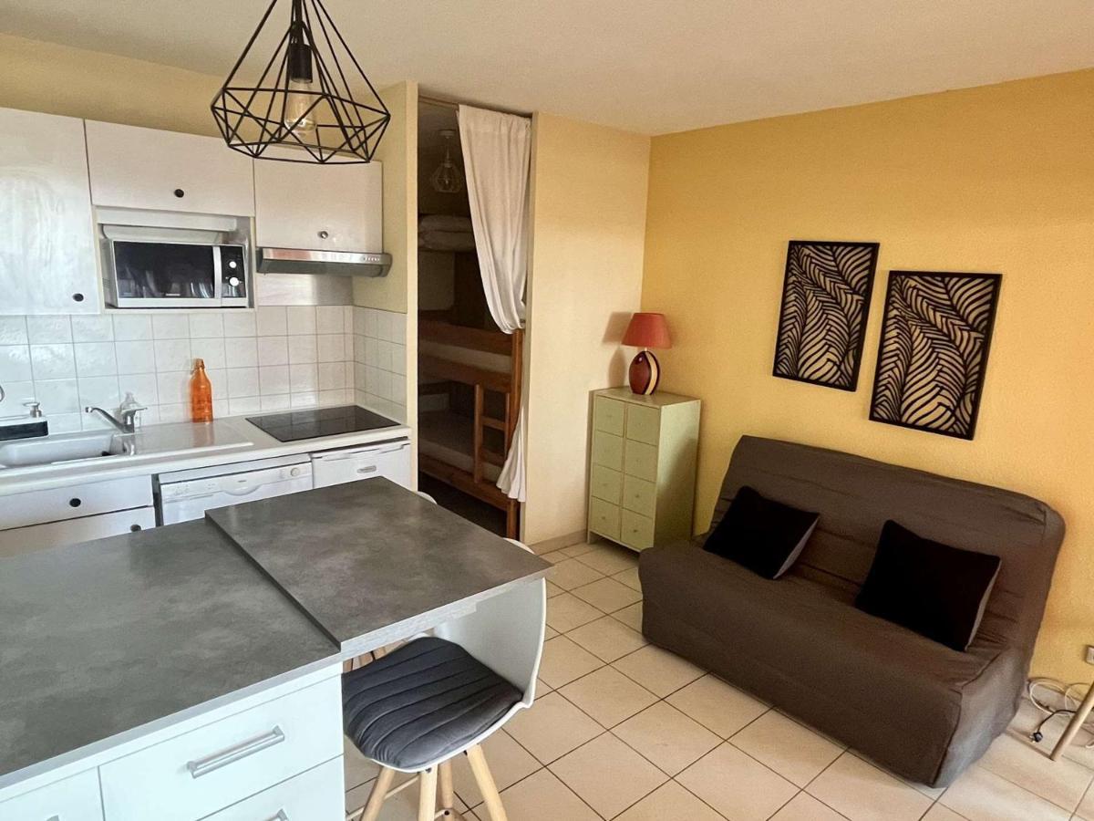 Studio Cabine Avec Terrasse 4 Pers, Acces Direct Plage, Tv, Animaux Admis - Argeles-Sur-Mer - Fr-1-225-798 Dış mekan fotoğraf
