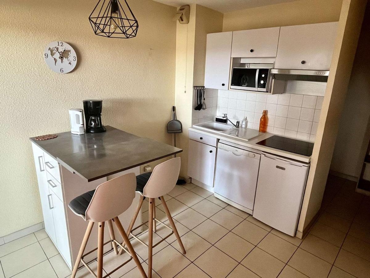 Studio Cabine Avec Terrasse 4 Pers, Acces Direct Plage, Tv, Animaux Admis - Argeles-Sur-Mer - Fr-1-225-798 Dış mekan fotoğraf